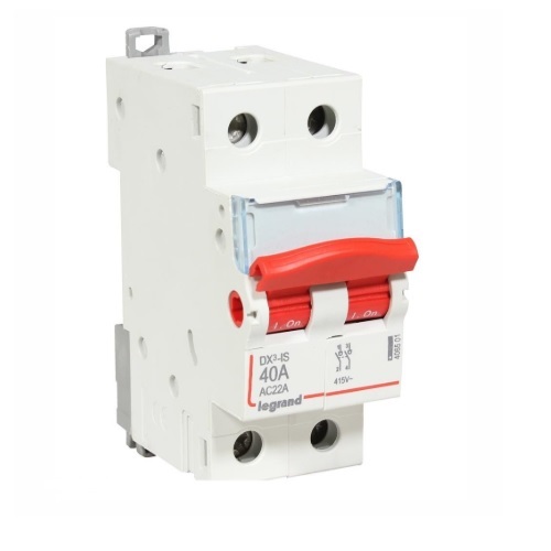 Legrand DX3 Changeover Switch 2P Two Way With Centre Off, 4129 03